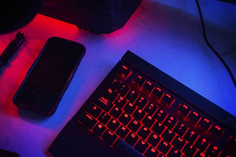 clavier rétroéclairé à LED