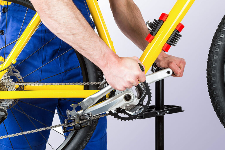 pied d'atelier pour vélo